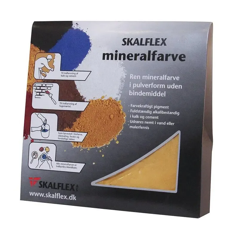 Skalflex Mineralfarve Oxydgul   75 Kg
