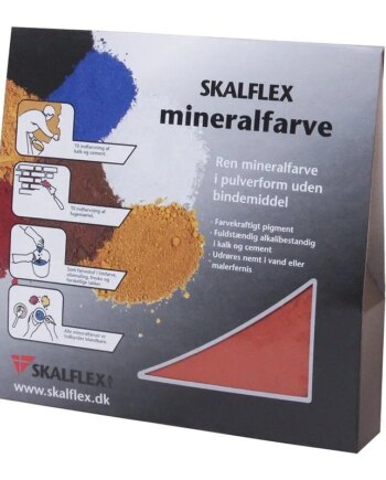 Skalflex Mineralfarve Oxydrød 200g