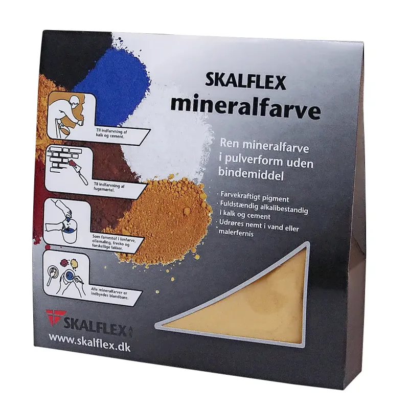 Skalflex Mineralfarve Oxydsort     Kg
