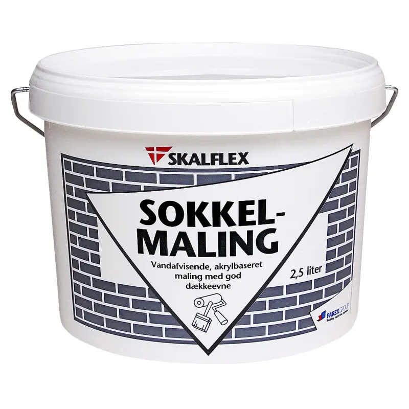 Skalflex Sokkelmaling Lys Grå   5lt