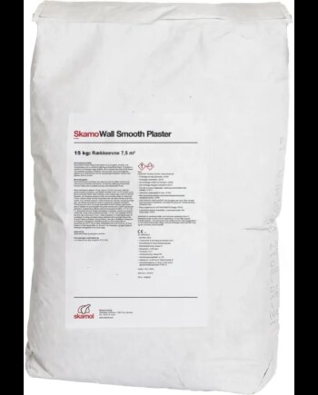 Skamol Smooth Plaster     15kg Finpuds Hvid