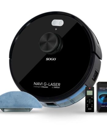 Sogo Intelligent Robotstøvsuger Sort Asp-ss-16085