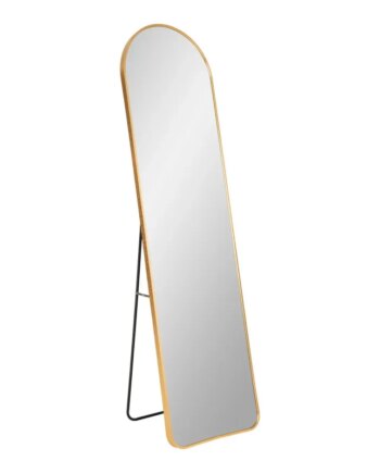 Spejl Med Ramme   Messing Look 40x150 Cm 4001510