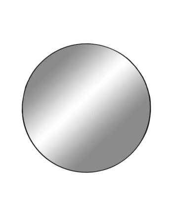 Spejl Med Ramme   Sort ø40 Cm 4001200