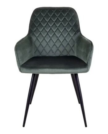Spisebordsstol   Grøn Velour Hn1206 1001155