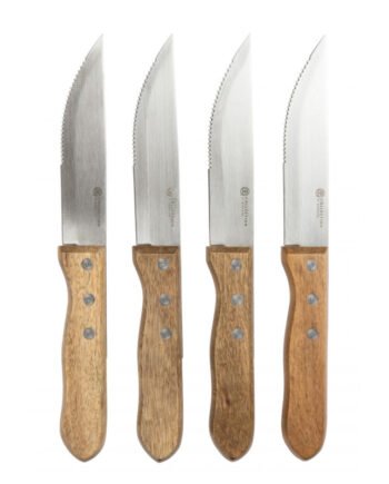 Steak Bbq Knive Sæt Med   Stk  By Bercatoâ