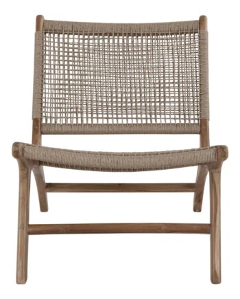 Stol   Teaktræ Og Polyrattan 1101500