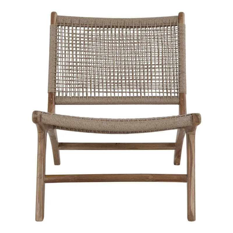 Stol Teaktræ Og Polyrattan 1101500