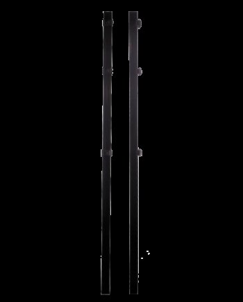 Stolpe For Panelhegn Med Deko  Quot   Quot  40   40   1500 Mm  Sort 102-002