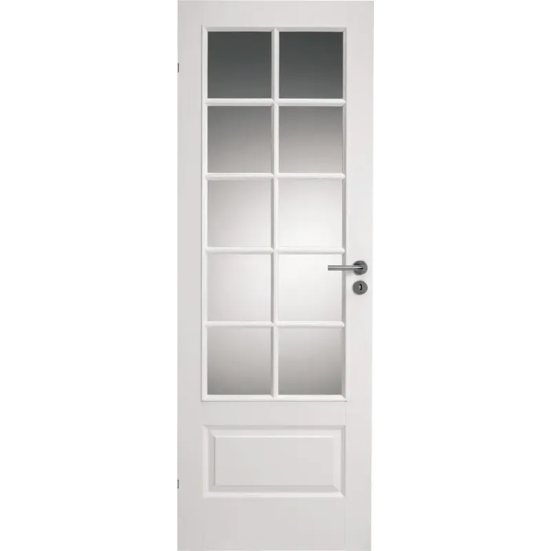Swedoor Style Sp10 Hvidmalet Dør Celle   Glas M8x21   72 5x204cm