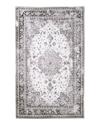 Tæppe   Sort Hvid 200x300 Cm 3981251