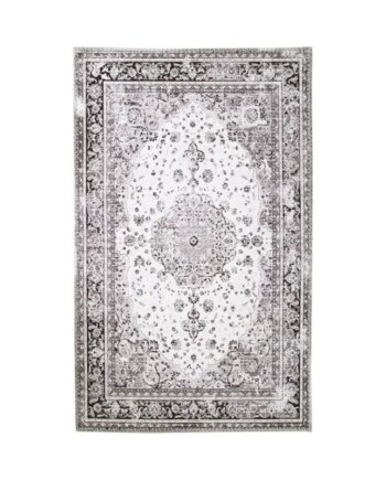 Tæppe   Sort Hvid 160x230 Cm 3981250