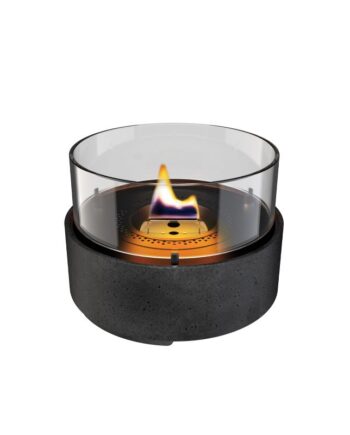 Tenderflame Café 18 Sort Lava Porcelain Bordmodel