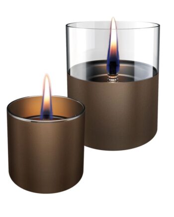 Tenderflame Lilly   10 Giftset Chocolate Glass Lanterne