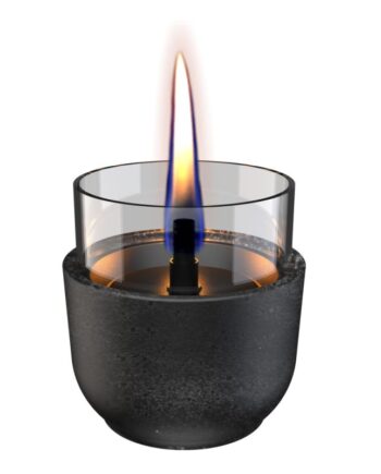 Tenderflame Violet   Sort Lava Porcelain Lanterne