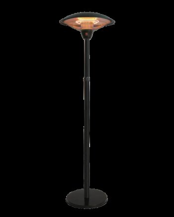 Terrassevarmer Gulvmodel 900 1200 2100   Teleskop Ha Sort