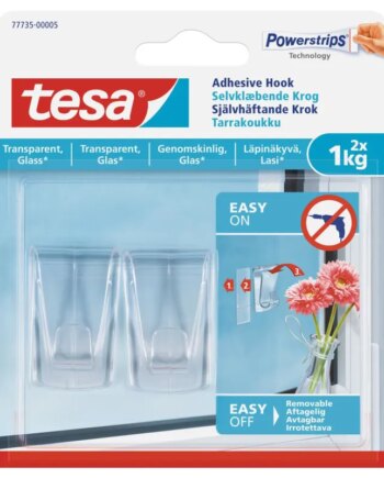Tesa Klæbekrog Til Transparente Overflader Og Glas    Kg    Stk