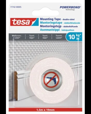 Tesa Monteringstape Til Tapet Og Puds  10 Kg    Rulle
