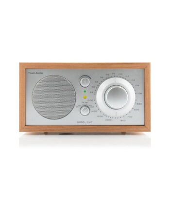 Tivoli Audio Model One  Cherry Silver Fm Am Radio