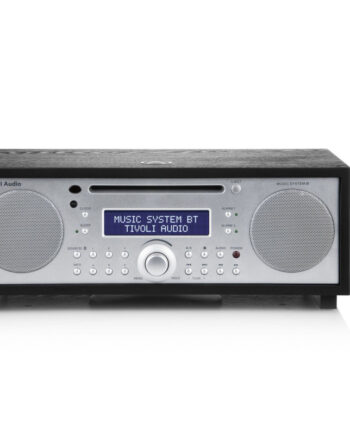 Tivoli Audio Music System Bt Black Ash Silver Cd Fm Am Aux Bluetooth Hifi System