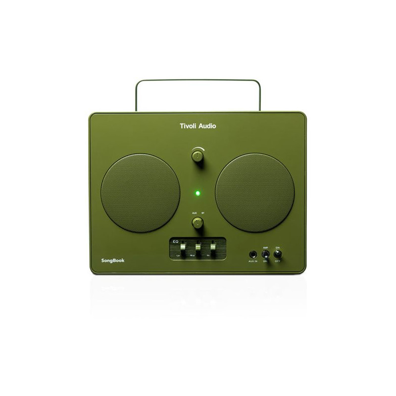 Tivoli Audio Songbook  Green Analog Eg Aux In Forforstærker Bluetooth Højtaler