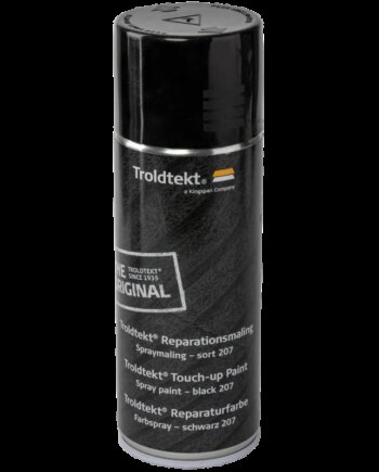 Troldtekt 400 Ml  Spraymaling Reparationsmaling Sort 207