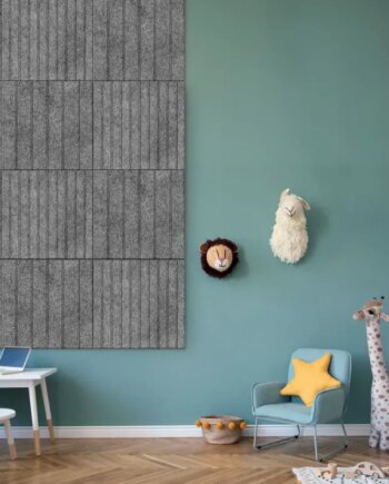 Troldtekt Wall Deco Grå 25x600x600mm Ultrafin K8   Pak
