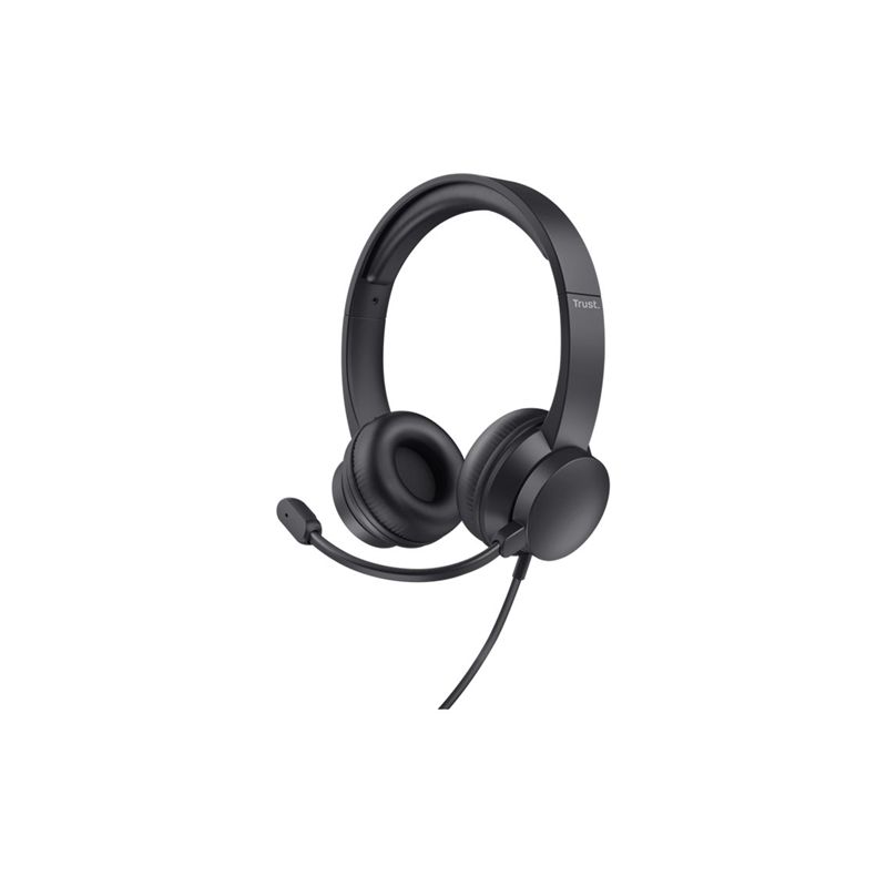 Trust Ayda Usb Pc Headset Black Headset