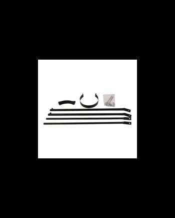 Varde Tagstyr Med   Ben  -50â  Sort  ø250mm Fæstner Skorsten Til Taget