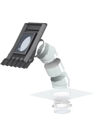 Velux Lystunnel Profileret Tag Mat  Komplet         Fastrørø35 Twr 0k14 2010