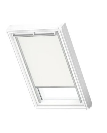 Velux Mørklægningsgardin Hvid- Alu Skinner  Dkl Mk08 1025s