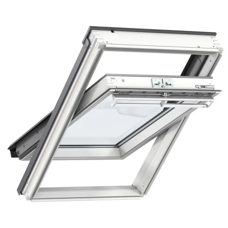 Velux Vippev  Hvid Polyuretan 78x98 Cm Lydvindue-42db Ggu Mk04 0062