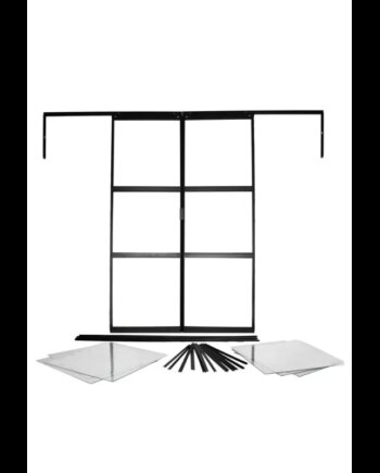 Vitavia Ekstra Dobbeltdøresirius 13000 Sort   Glas