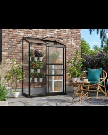 Vitavia Ida 900 Sort Drivhus 4mm Poly
