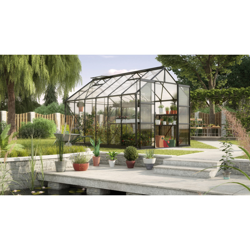 Vitavia Phoenix 9900 Sort 3mm Hærdet Glas   Sokkel