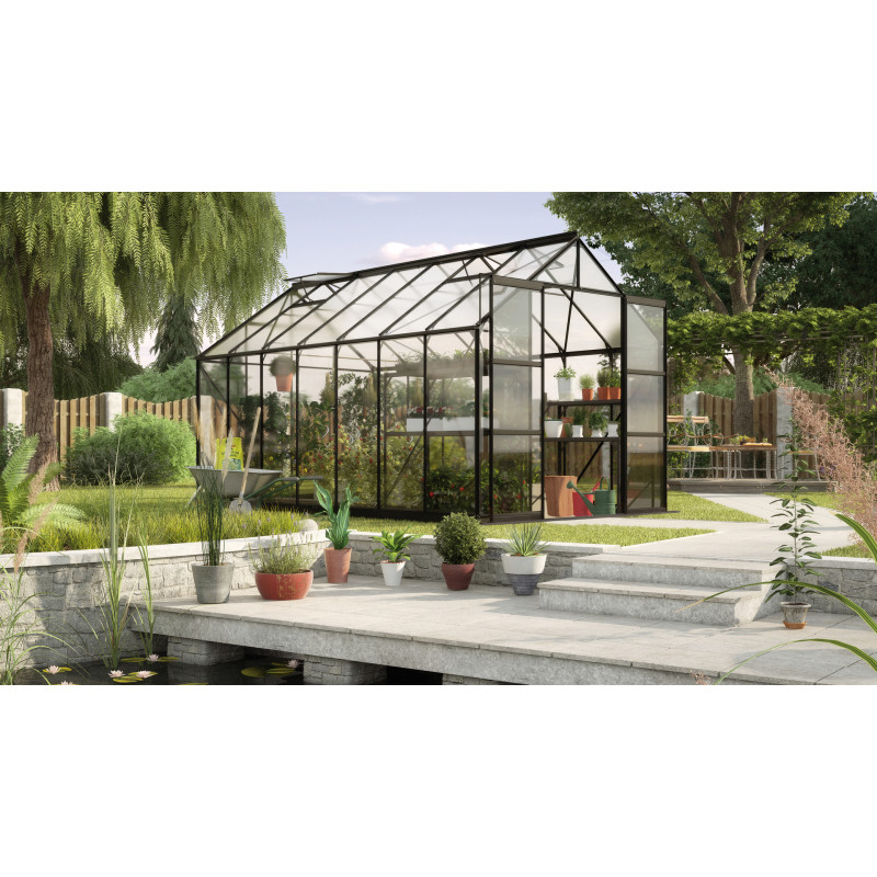 Vitavia Phoenix 11500 Sort 3mm Hærdet Glas   Sokkel