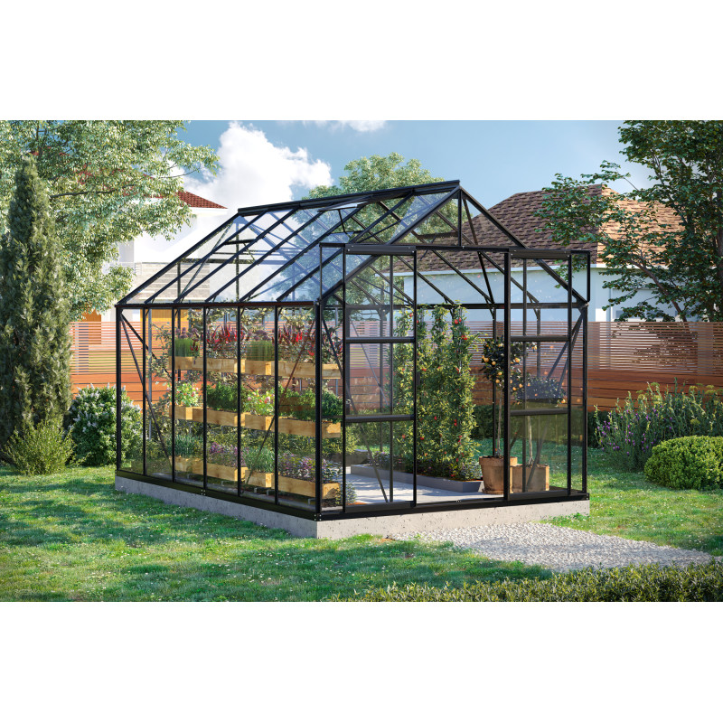 Vitavia Uranus 9900 Sort 3mm Hærdet Glas   Sokkel