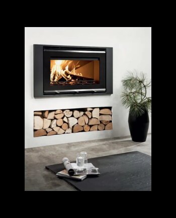 Westfire Pejseindsats Uniq 32 Br-glasfront  Bred Ramme  Brændeovn
