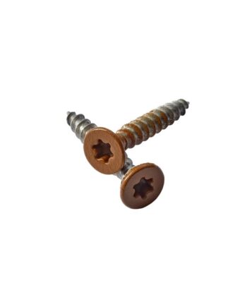 Wimex Coverskrue Brun  Ral 8008m        40 Mm  50 Stk  Pr  Pakke