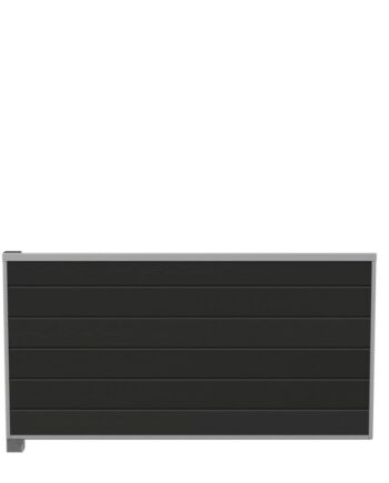 Wimex Fag Fur Classic T90  -profil Wpc Koksgrå Galv  Stolpe  -skinne 900   1893 Mm