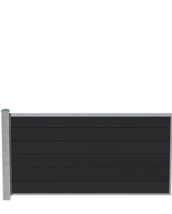 Wimex Fag Fur Classic T90  -profil Wpc Koksgrå Galv  Stolpe 900   1893 Mm