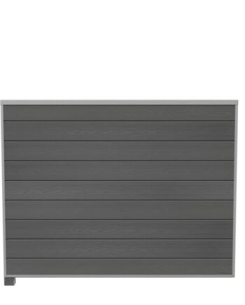 Wimex Fag Glyngøre Superb T140  -profil Wpc Grå Galv  Stolpe  -skinne 1400   1893 Mm