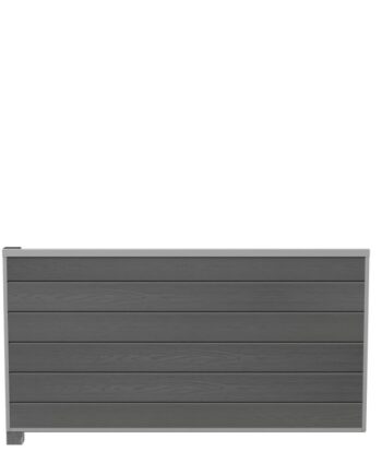 Wimex Fag Glyngøre Superb T90  -profil Wpc Grå Galv  Stolpe  -skinne 900   1893 Mm