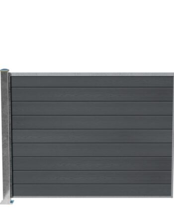 Wimex Fag Glyngøre Superb T140  -profil Wpc Grå Galv  Stolpe   Fod 1400   1893 Mm