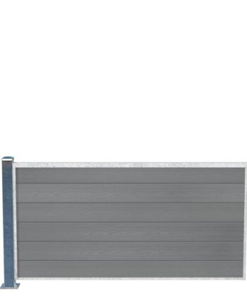 Wimex Fag Glyngøre Superb T90  -profil Wpc Grå Galv  Stolpe   Fod 900   1893 Mm