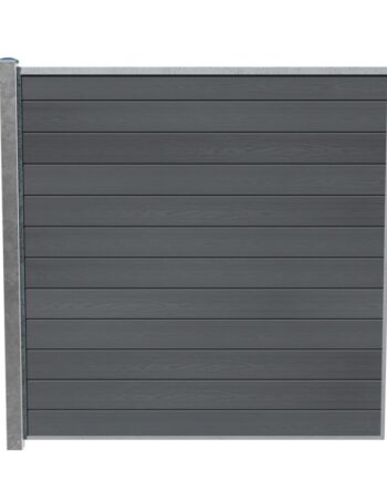 Wimex Fag Glyngøre Superb T180  -profil Wpc Grå Galv  Stolpe 1800   1893 Mm