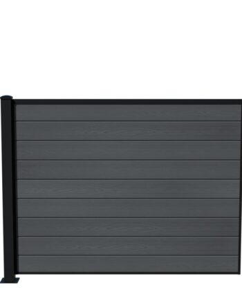 Wimex Fag Glyngøre Superb T140  -profil Wpc Grå Pulverlak Stolpe    Fod 1400   1893 Mm