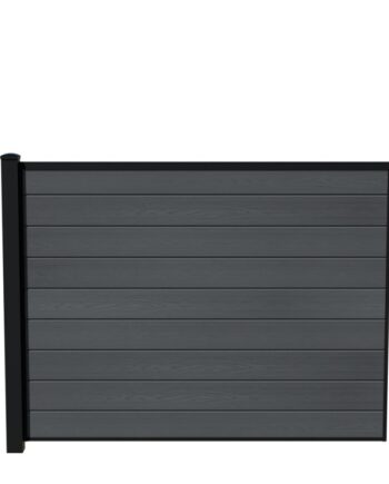 Wimex Fag Glyngøre Superb T140  -profil Wpc Grå Pulverlak Stolpe 1400   1893 Mm