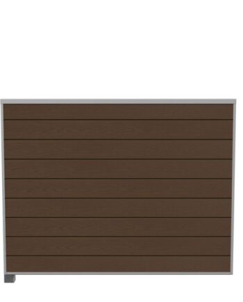 Wimex Fag Glyngøre Superb T140  -profil Wpc Teak Galv  Stolpe  -skinne 1400   1893 Mm
