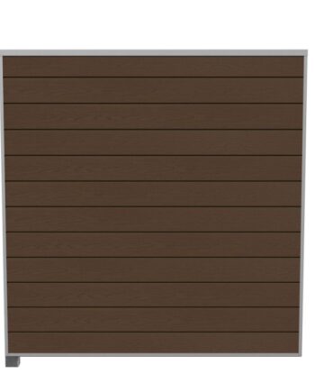 Wimex Fag Glyngøre Superb T180  -profil Wpc Teak Galv  Stolpe  -skinne 1800   1893 Mm